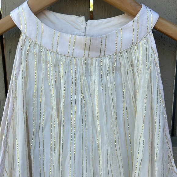 NWT Ranna Gill Anthropologie Elegant Beaded Tank Top Sequins Sz Large - Picture 3 of 9